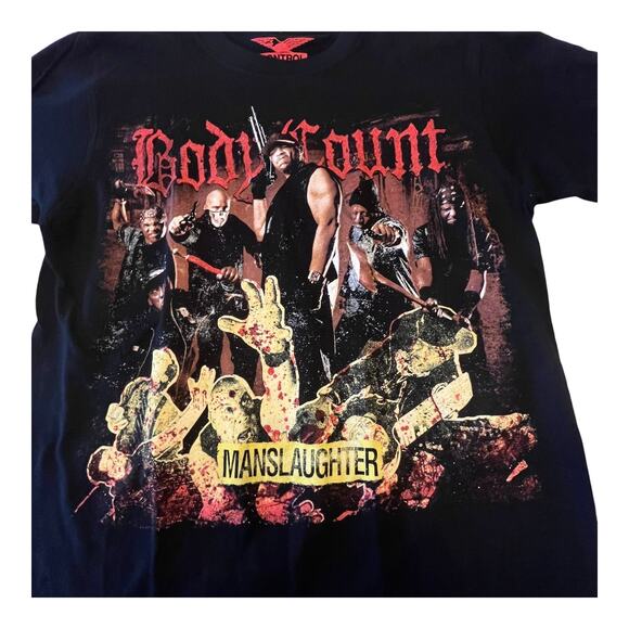 NEW Body Count MANSLAUGHTER TOUR Graphic T SHIRT MED TEE Mens Womens 100% Cotton - Picture 5 of 8